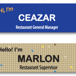 Sample Name Tags